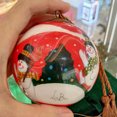 thumbnail image 4 of Snowman Yeti on Duty - Inside Painted Glass Ornament with Premium Gift Box Handmade for Home and Office Perfect for Halloween, Thanksgiving, Christmas, Holidays, 4 of 14