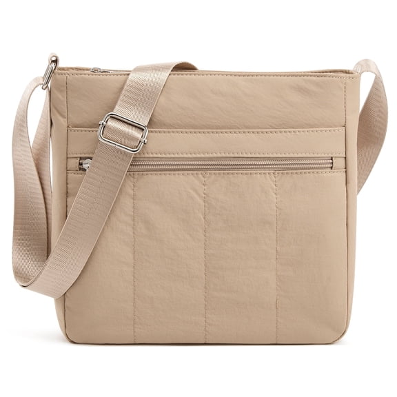 G4Free Nylon Crossbody Bags for Women, Lightweight Casual Quilted Shoulder Handbags for Travel Work