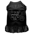 thumbnail image 3 of Most Wonderful Time of the Year (Football) Screen Print Dog Dress, 3 of 3