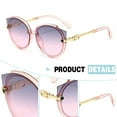 thumbnail image 3 of Fashion trend street shooting seaside sunglasses anti-ultraviolet sunglasses, made of PC and sheet, 3 of 5