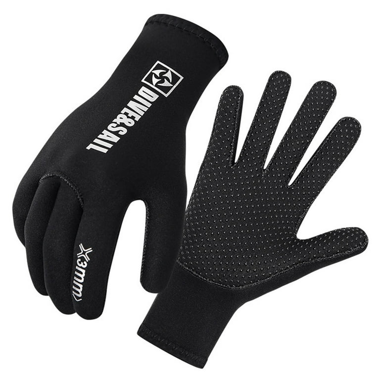 Mojoyce DIVE&SAIL 5MM Neoprene Swimming Gloves Non-slip Warm Wetsuit Gloves  (M) 