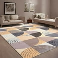 thumbnail image 3 of GUUCHA 6'x9'Area Rugs Geometric Boho Rugs for Living Room Bedroom Non-Slip Carpet,Coffee, 3 of 7