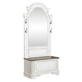 thumbnail image 2 of Liberty Furniture Magnolia Manor 2 Piece Mirror Hall Tree Storage Set - White, 2 of 3