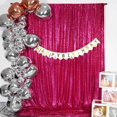 thumbnail image 1 of Hot Pink PartyDelight Sequin Backdrop, Photography, Christmas Backdrop, 6FT x 8FT, 1 of 5