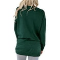 thumbnail image 3 of QAFOPEH Women My Favorite Color is Christmas Lights Long Sleeve Pocket T-shirt Top, 3 of 8