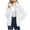 White, variant on Women's Coats Oversized Jean Jacket for Women Women's Casual and Winter High Collar Long Sleeve Loose Iron Button Plain Coat without Hat Casual Coat / Pink S