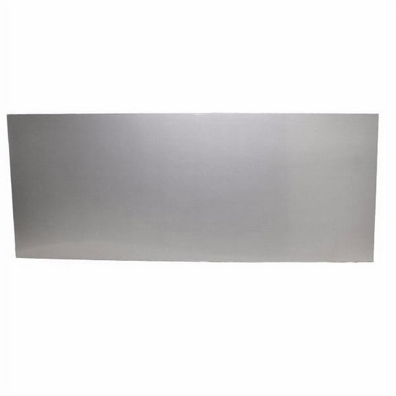 Boat Panel Material | 60 x 24 Inch Brushed Silver Plastic