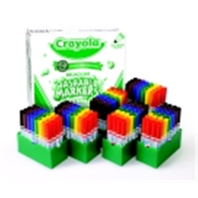 Crayola NonToxic Washable Marker Classroom Pack, Conical Tip, Assorted