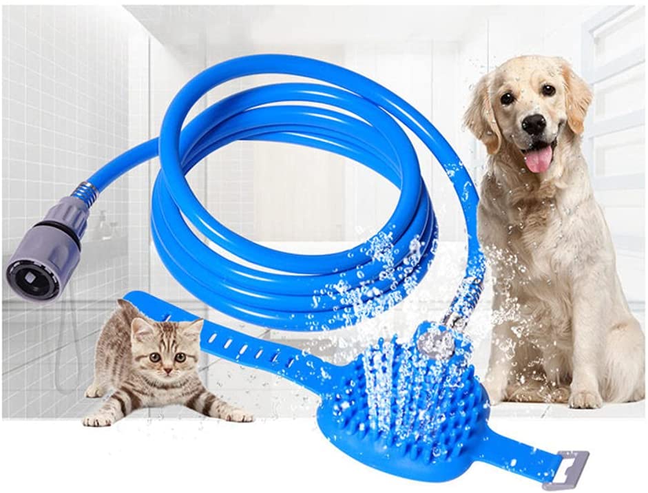 Dog Shower Head Brush, Multitional Combing Scer, Pet Hair Removal Brush