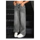 thumbnail image 5 of Pantalones vaqueros de pierna ancha for mujer, de talle bajo, holgados, rectos, pantalones vaqueros sueltos casuales, estilo niña Y2K, 5 of 7