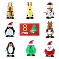 thumbnail image 4 of Up to 65% off! Christmas Decoration Supplies 9pcs Christmas Stocking Stuffers Wind Up Toys Assortment for Christmas Party Favors Gift Bag Filler Christmas Decorations on Clearance, 4 of 7