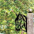 thumbnail image 2 of Peeping Metal Art Outdoor Decor, Farmhouse Cute Animal Statue for Fence Tree, Metal Wall Sculpture Yard Art Decorations for Outdoor Garden Farm Backyard Patio Lawn, 2 of 5