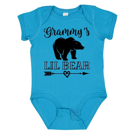 Inktastic Grammy Lil Bear Grandson Boys Baby Bodysuit