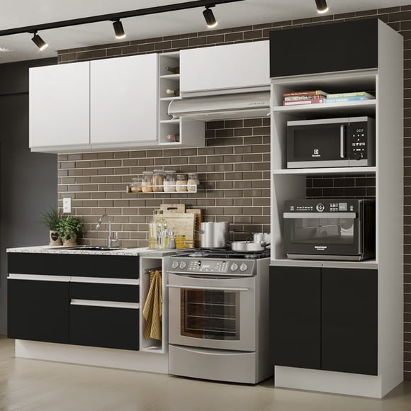 Cocina Integral Completa Modular Madesa Glamy 290cm BN 13