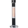 LifeSmart 1500W Infrared Quartz Freestanding Patio Heater with Remote Control | 24-Hour Timer | Portable Lightweight Outdoor Heating for Patio, Backyard, Porch | HT-1500R