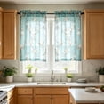 thumbnail image 6 of Yaayu 2-Piece 2D Print Kitchen Curtain Panels, Washable Polyester Short Window Drapes, Home Cafe Decor, B, 6 of 7