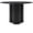 Black, variant on Meridian Furniture Simba White Dining Table