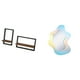 thumbnail image 1 of Estantes de pared para almacenamiento,Estantes flotantes de madera Estantes de pared de madera,espejo acrílico ondulado,Espejo acrílico ondulado con estética irregular de arcoíris,Espejo de, 1 of 8
