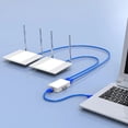 thumbnail image 2 of 4X Commutateur de Réseau RJ45, Commutateur de Boîte de Réseau LAN Ethernet à 2 Ports, Répartiteur RJ45, Double Port à 2 Voies, Commutateur de Partage Manuel, 2 of 8