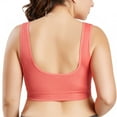 thumbnail image 7 of Baywell 3 Pack Women's Plus Size Seamless Sports Bras, Breathable Stretch Wireless Yoga Bras, Full Coverage Pullover Vest Everyday Bras, Comfortable Sleep Bras with Removable Pad, S-6XL, 7 of 7