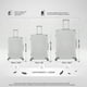 WINGOMART Luggage Lightweight Durable PC+ABS Hardside Luggage, Double Spinner Wheels, TSA Lock - 24in - image 2 of 9
