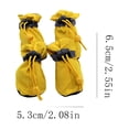 thumbnail image 5 of Dog Winter Boots With Fleece Lining Reflective Tape And Drawstring Closure For Small To Medium Dogs 4 Pack, 5 of 5
