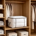 thumbnail image 6 of Storage Bags for Clothes with Handles Large Clothes Storage Organizers Foldable Blanket Storage Bags for Closet Under Bed Moving by PALIFEUR, 6 of 7