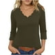 thumbnail image 2 of mfyjkho Tops Deportivos Para Mujer, Top De Verano Para Mujer Con Cuello En V Y Mangas Cortas De Color Liso Tops Para Hacer Ejercicio Para Mujer L, 2 of 6