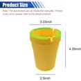 thumbnail image 2 of 5PCS Car Glow in the Dark Butt Bucket Ashtray, Portable Self-Extinguishing Smokeless Auto Cup Ash Holder with Lid, Mini Smellproof Cigarette Trash Accessories for Home Truck Office, 2 of 7