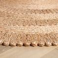 thumbnail image 3 of SAFAVIEH Natural Fiber Paolo Solid Area Rug, Natural, 6' x 6' Round, 3 of 7