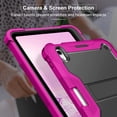 thumbnail image 6 of 3 Layers Multi-Functional Case For iPad (A16) 11th / 10th Generation Shockproof Cover Built-in Kickstand & Pencil Holder, 6 of 9