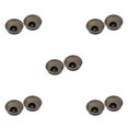 thumbnail image 2 of Guardoinrt 2Pcs 60mm Desk Table Grommet Cable Port Wire Hole Cover Efficient Cable Management Bronze 5Set, 2 of 6