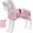 Pink, variant on MAMORE Dog Raincoat Waterproof, Lightweight Adjustable Dog Rain Coat Hooded Poncho with Reflective Strip for Large Medium Small Dogs(Pink, Large)