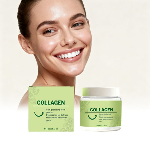 Teeth Whitening Powder Without Peroxides – Gentle on Enamel, Removes Coffee, Tea, and Wine Stains, Promotes Gum Health, 60g for Daily Use