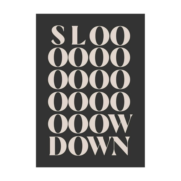 Beth Cai 'Slowdown' Canvas Art