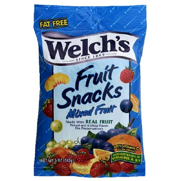 Welchs Fruit Snacks, Mixed Fruit, 5Ounce Bags (Pack Of 12)