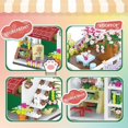 thumbnail image 4 of Flower Store Building Block Kits,(1080pcs) Garden House Model Mini Building Block Set, MOC Flower House Block Kit for Women Girls, Creative Gifts for Adult Kids Age 8 10 12 14+, 4 of 6