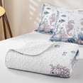 thumbnail image 4 of Erosebridal Kawaii Ocean Seahorses Bed Spread Queen,Sea Animal Queen Coverlet Set for Teens Boys Girls, 4 of 7