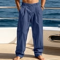 thumbnail image 2 of Mens Sweatpants with Pockets - Mesh Open Bottom Athletic Joggers for Men Loose Fit Gym Workout Running Casual Pants,mesh sweatpants Navy S, 2 of 6