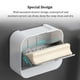 thumbnail image 5 of Yuarrent Jabonera montada en la pared colgante desmontable impermeable cajón escurridor sin perforación cajas de almacenamiento cocina baño Almacenamiento y organización del hogar 1 rejilla/Café Yuarrent HA067576-02, 5 of 6