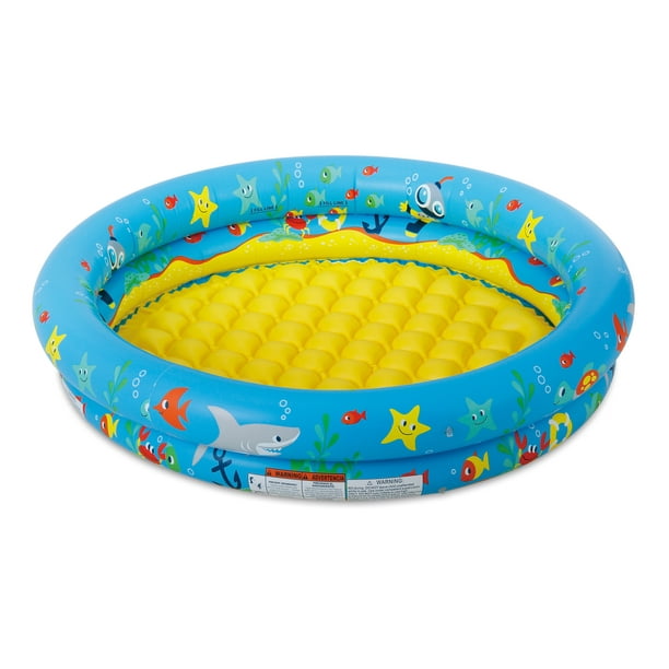 Intex Inflatable Stars Kiddie 2 Ring Circles Swimming Pool (48" X 10") [Assorted Styles