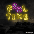 thumbnail image 4 of Craftnamesign Pool Time Neon Sign, Donut Shop LED Sign, Bakery Wall Art, 4 of 4