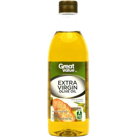 Great Value 100% Extra Virgin Olive Oil, 17 oz