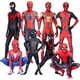 thumbnail image 2 of Disfraz de Spiderman Miles Morales Zentai para niños y adultos, mono de superhéroe de Anime, traje de licra, ropa de fiesta Fivean unisex, 2 of 2