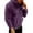 Purple, variant on Mens Hoodie Sweatshirts Man Autumn Plush Hoodie Fuzzy Solid Color Long Sleeve Drawstring Hooded Solid Color Sweatshirt Winter Pullover Tops