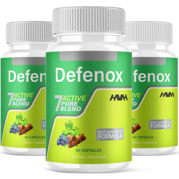 (3 Pack) Defenox Active Weight Support Supplement (180 Capsules)