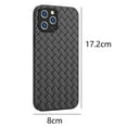 thumbnail image 2 of Lojalitet Compatible with iP14 Pro Max 6.7,Woven &Leather Texture Designing Phone Case,TPU Material，Ultra Thin,black, 2 of 5