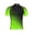 Green a1, variant on Mens Stand Up Collar Cycling Jersey Plus Size Full Zip up Short Sleeve Graphic Tees Breathable Slim&nbsp;Fitted Workout Tops S-5XL