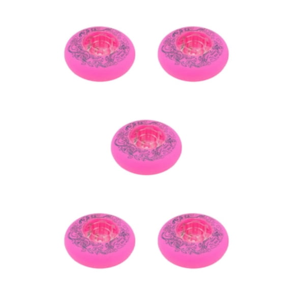 Ruedas de patinaje en línea Yuarrent 2 unids/set PU 76mm rosa