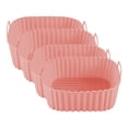 thumbnail image 1 of Bandeja de silicona para freidora de aire con asas, cesta antiadherente para freidora de aire, apta para lavavajillas, sin BPA, para una cocción uniforme y una limpieza fácil., 1 of 8